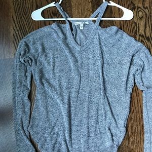 Express open shoulder sweater